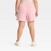 Women's Fleece Bermuda Mid-Rise Pull-On Shorts - Wild Fable™ - 2 of 3