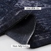LunaLulinlk Black Washable Rug 5x8 Area Rug (Black+Gray, 5' x 8') - 2 of 4
