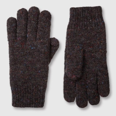 Isotoner Adult Recycled Knit Gloves - Gray : Target