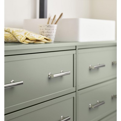 Polished Nickel 3-3/4 Inch Modern Bar Pull