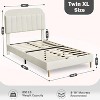 Velvet Bookcase Bed Frame – Twin/Twin XL/Full Kids Platform Bed w/ Storage Headboard, Heavy-Duty Steel Frame - 2 of 4
