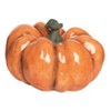 Transpac Terracotta 9.75 in Orange Harvest Pumpkin Decor Set of 3 for Fall and Harvest Home Decoration - 4 of 4
