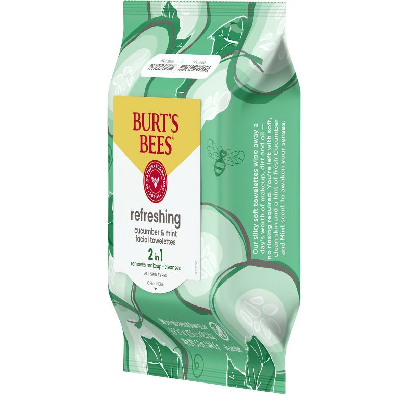 Burt's Bees Facial Cleansing Towelettes - 30ct, 6 of 20