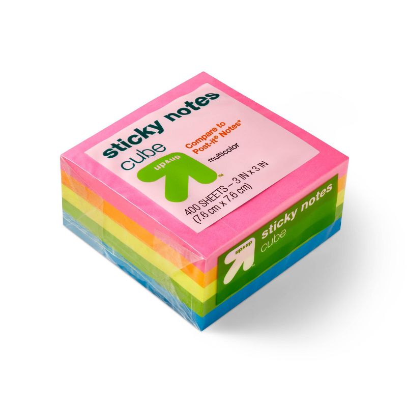 Sticky Notes Cube 3" x 3" - up & up™, 2 of 8