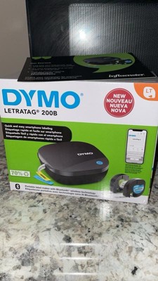 Dymo Letratag 200b Bluetooth Label Maker Black With 2pk Assorted Label ...