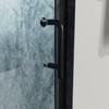 NicBex Shower Door 34"W x 72"H Bi-Fold Semi-Frameless Glass Tub Door with Clear Tempered Glass with Reversible Installation - 4 of 4