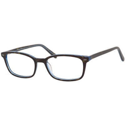 Ernest Hemingway H4850 Designer Acetate Eye Glasses Frame in Gloss Black Silver/Demo Lens 143mm Frame/58mm Lens Width