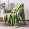 Aoibox Soft Flannel Fleece Throw Blanket for Couch, Cozy Fluffy Velvet Sofa Blanket with Vintage Pattern, Warm and Lightweight for All Seasons - 2 of 4