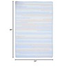 Colonial Mills Ticking Stripe Rect Braided Rug, Starlight 2'x4' , Rectangle Shape - 2 of 2