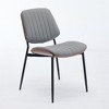 Set of 2 Modern Upholstered Dining Chairs, Mid-Century Side Chairs for Dining Room or Kitchen - 2 of 4