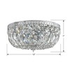 Crystorama Lighting Ceiling Mount 3 - Light Flush Mount in  Polished Chrome - 2 of 4