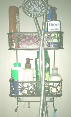 Interdesign Formbu Bathroom Shower Caddy for Shampoo, Conditioner, Soap - Natural Bamboo