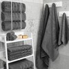 American Soft Linen 100% Cotton Luxury Turkish 4 Piece Bath Towel Set, 27x54 inches Soft Quick Dry Bath Towels for Bathroom - 2 of 4