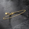 Pure Collection by Ross-Simons Italian 1.6mm 18kt Gold Vermeil Mini Paper Clip Link Bracelet - 3 of 4