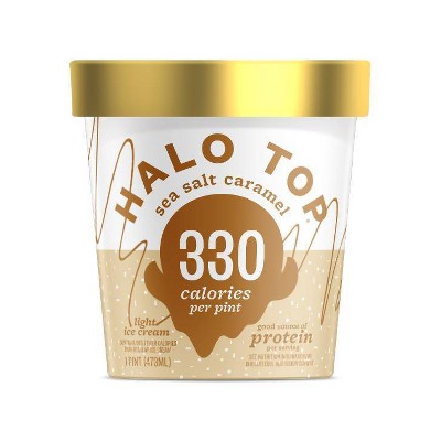 Halo Top Sea Salt Caramel Ice Cream - 16oz