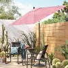 6' Square Outdoor Patio Market Umbrella with Black Pole - Threshold™ - 2 of 4