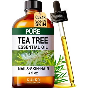 Rosemary Essential Oil (4 Fl Oz / 118 ml) - KUKKA Rosemary Oil for Hair, Skin, Aromatherapy & Soap Making Scent - 1 of 4