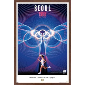 Trends International Team USA - Seoul 1988. Games of the XXIV Olympiad. Framed Wall Poster Prints - 1 of 4