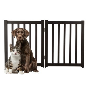 Dog Gate 2-Panel Foldable Indoor Pet Fence - 1 of 4