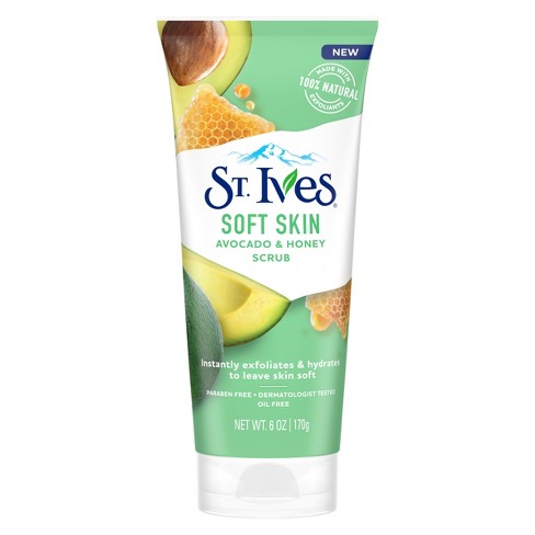 St. Ives Avocado And Honey Scrub Facial Cleanser - 6oz ...