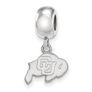 Black Bow Jewelry Sterling Silver Colorado Buffalos NCAA Bead Charm - 1 of 4
