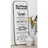 42" x 16" Iron Farmhouse Metal Sign Wall Decor Black - Olivia & May - 2 of 4