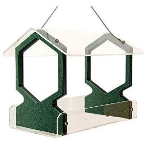 JCS Wildlife Geometric Hanging Bird Feeder Holds 3 Cups - 1 of 3