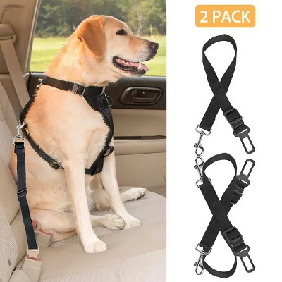 thumbnail image 2 of Dog Seatbelt Leash For Car – Nylon Safety Restraint Harness Collar Lead For Pets 2 of 4