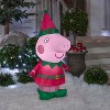 Peppa Pig Christmas Airblown Inflatable Pig, 4 ft Tall, Multicolored - 2 of 3
