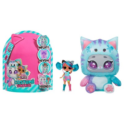 L.O.L. Surprise! Tweens Costume Surprise Emma Emo Fashion Doll with Inflatable Teal Kitty Costume and Multiple Surprises, Ages 4+