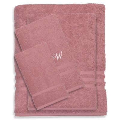 Linum Home Textiles 100% Turkish Cotton 4PC Denzi Towel Set