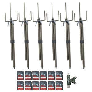 Stealth Cam Trail Camera Mount Stick with 32GB Memory Cards and Card Reader (6 Pack) - 1 of 4