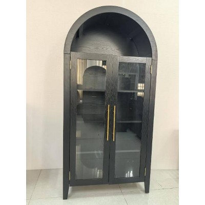 Arched Double Door Bookshelf