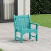 WestinTrends Outdoor Patio HDPE Adirondack Dining Arm Chair - 2 of 4
