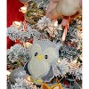 Darware Plush Animal Christmas Tree Ornaments 6pc Set; Holiday Craft Baby Shower Decoration - 3 of 4