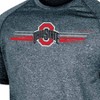 NCAA Ohio State Buckeyes Men's Gray Poly T-Shirt - 3 of 3