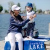 Pavilion Gift Company - Lake Life - 6-12 Months Blue Jogger Pant - Pants - 2 of 4