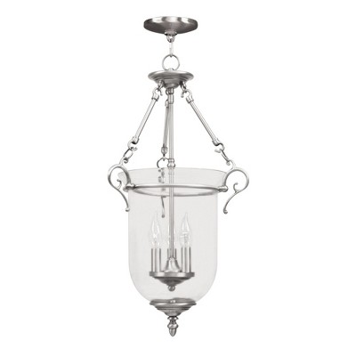 Livex Lighting Legacy 3 - Light Chandelier in  Brushed Nickel