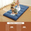 TackView Japanese Floor Futon Mattress, Japanese Style Folding Futon Mattress Sleeping Mattress Pad, Tatami Mat, Roll Up Camping Mattress - 3 of 4