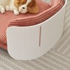 Bencmate Pet Bed Scandinavian Style Cat Couch with Removable Cover Elevated Design for Indoor Cats Dogs, Multicolor, 33.46"*20.07"*10.23" - 3 of 4