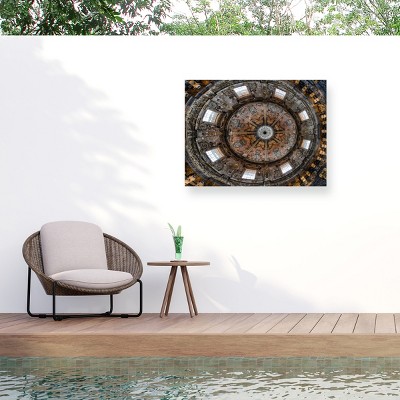 Trademark Fine Art - Jois Domont Vault In Perspective Matted Framed Art