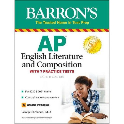 AP English Literature and Composition - (Barron's Test Prep) 8th Edition by  George Ehrenhaft (Paperback)