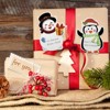 Wrapables Snowmen, Santa, and Penguin Christmas Sticky Notes, Adhesive Winter Holiday Memo Notepads for Home, Office, Work (Set of 12) - 4 of 4