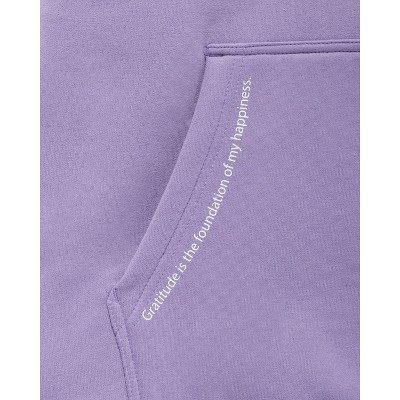 Samii Ryan | Mantra Gratitude Hoodie, Purple, XX-Large, 6