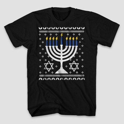 Boys' Hannukkah Short Sleeve Graphic T-Shirt - Black