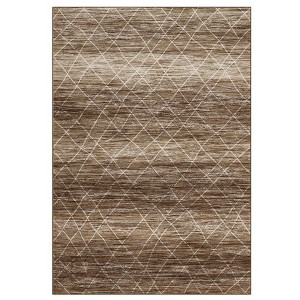 Machine Washable Area Rug Neutral Modern Indoor Floor Carpet Non Slip Low Pile Area Rugs for Living Room Bedroom Nursery Dorm Home Decor - 1 of 4
