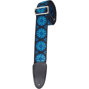 Henry Heller Jacquard Deluxe Series Guitar Strap Blue - 1 of 1