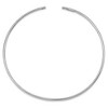Black Bow Jewelry 3mm Sterling Silver Torque Collar Necklace, 14 Inch - 3 of 4