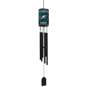 NFL Wind Chime, #1 Fan with Team Logo - Philadelphia Eagles - 1 of 2