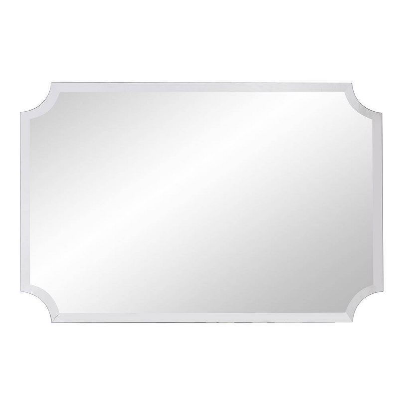 Scalloped Frameless Decorative Wall Mirror Clear - Howard Elliott, 3 of 9